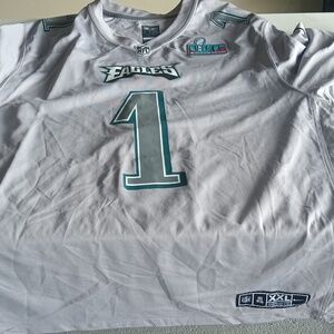 White Eagles Jersey with Teal Accents